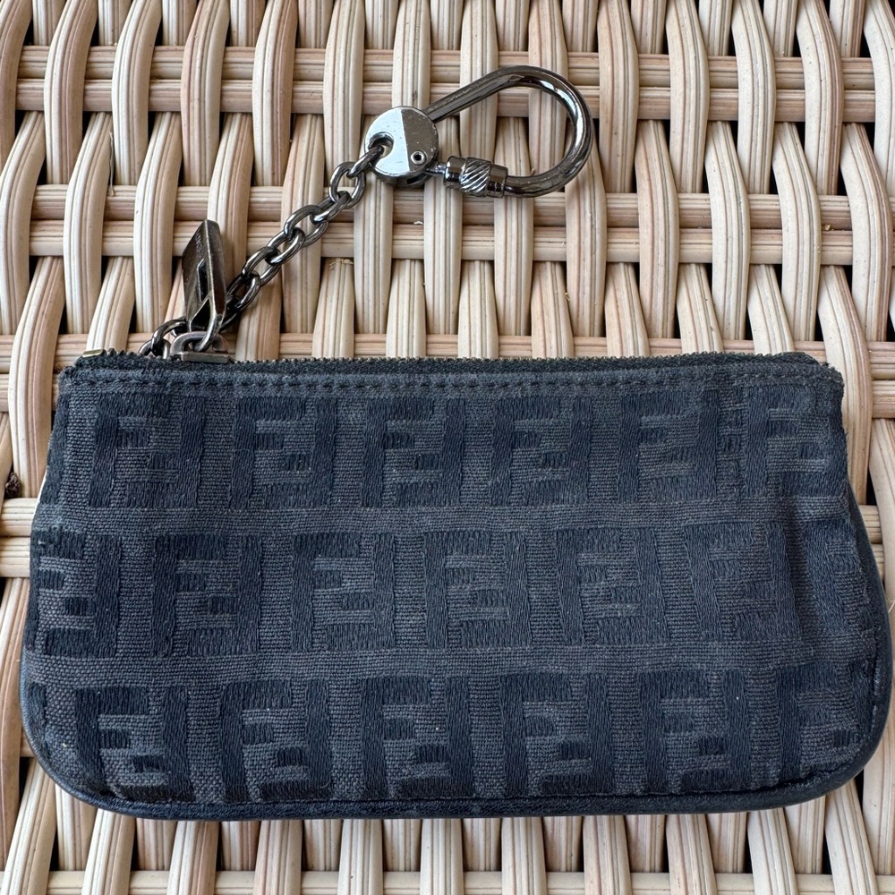 Vintage Fendi Black Key Pouch